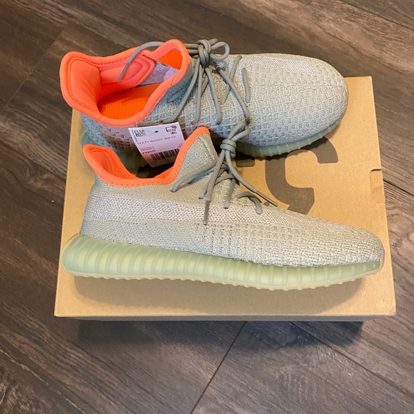 Adidas Yeezy 350 V2 Desert Sage In Foot Review YouTube